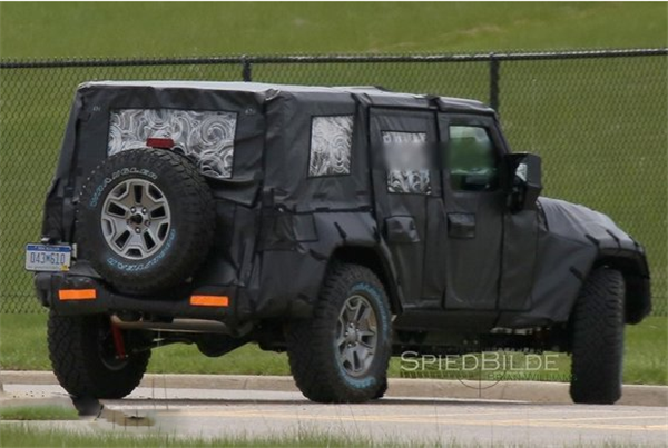 新一代Jeep牧马人谍照曝光 将2017年正式发布