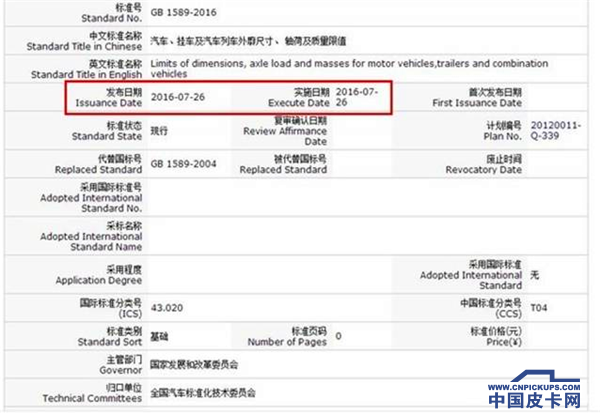 新GB1589标准决定我国道路运输结构和模式