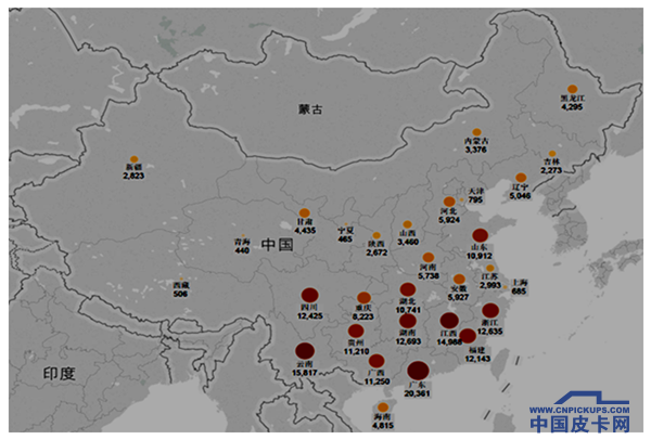 地理气候对皮卡车型选择性浅析