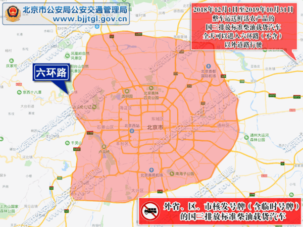 自12月1日起 国三排放标准货车将限行