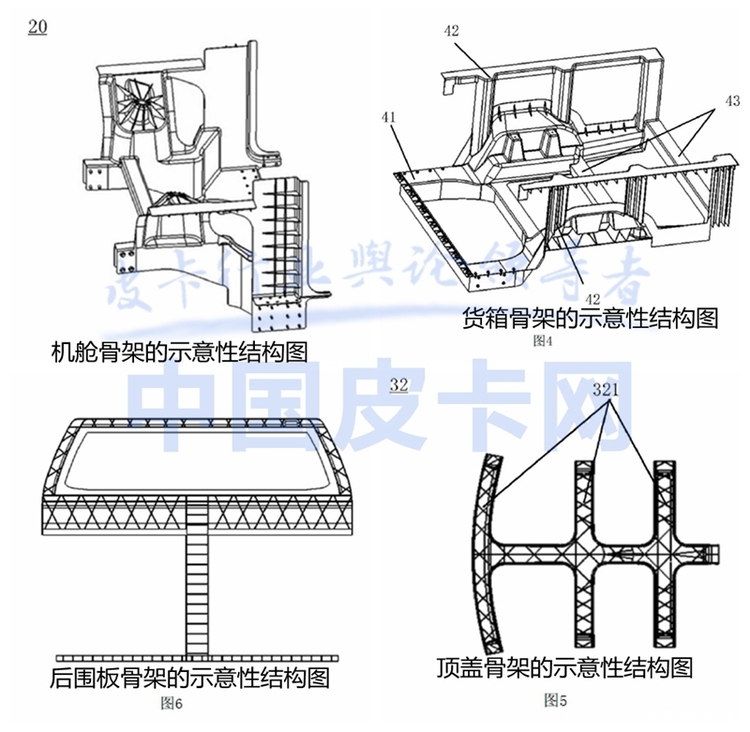 正经的来了 吉利商用车全新承载式皮卡车架曝光