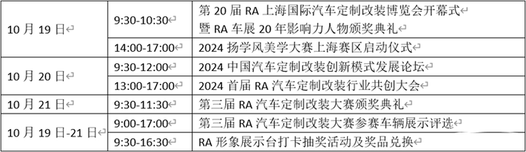 【神级定制】第二十届RA上海定制改装车展全套攻略发布！